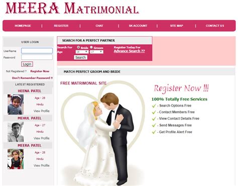 Is There Any Free Matrimonial Site - Which Is The Free Matrimonial Site - Today, many of people ...