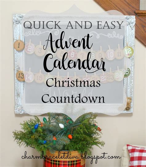 Our Hopeful Home Quick And Easy Advent Calendar Christmas Countdown