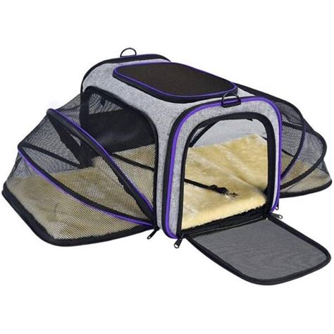 Amucolo Tsa Airline Approved Cat Carrier With Ventilation For Small