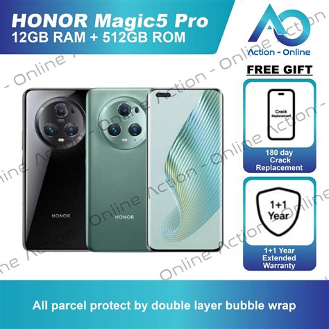 Honor Magic 5 Pro 5g Smartphone 12gb Ram 512gb Rom 1 1 Year Warranty