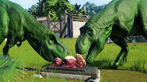 T Rex Indominus Rex Ceratosaurus Breakout Fight Jurassic