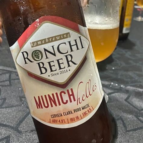 Munich Helles Ronchi Beer Cervejaria Artesanal Untappd