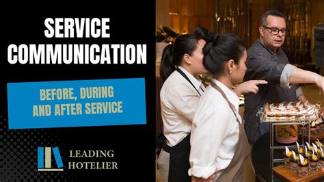 Basic Communication Food And Beverage Service Training Youtube