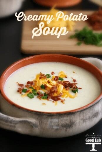 Creamy Potato Soup Recipe Grace And Good Eats