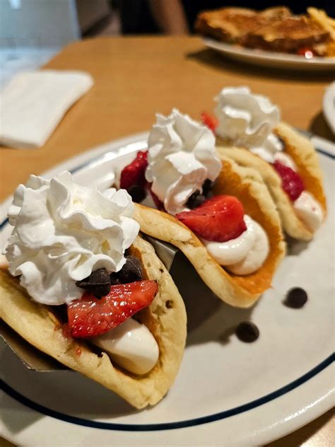 Reviewing IHOP S Limited Edition Pancake Tacos Victors Biscuits