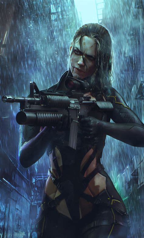 Cyberpunk Sniper Art