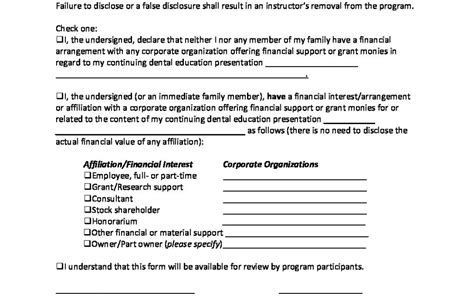 Conflict Of Interest Declaration Sss Ce Approved