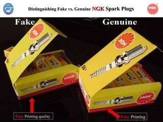 Distinguishing Fake Ngk Spark Plug PPT