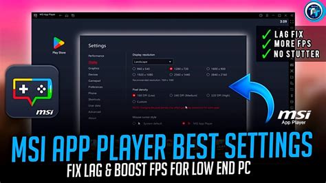 Msi App Player Free Fire Lag Fix Best Settings For Low End Pc Laptop