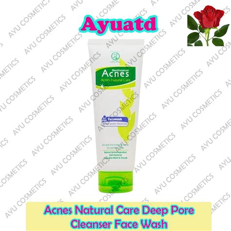 Jual Acnes Natural Care Face Wash G Shopee Indonesia