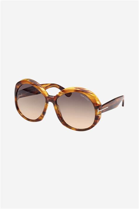 Tom Ford Roub Femenine Coloured Havana Sunglasses Lyst