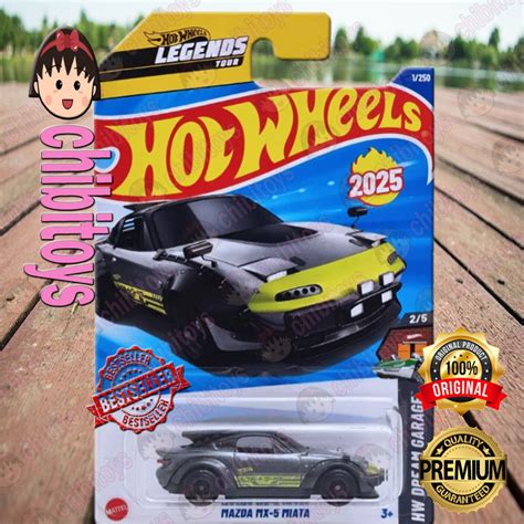Jual Hot Wheels Mazda MX 5 Miata 2025 Abu Legends Tour Sport Car Original Mattel Shopee Indonesia