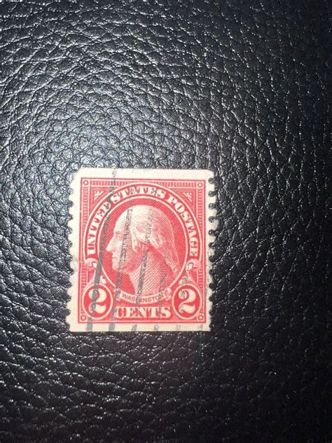 George Washington Two Cent Usps Stamp Red Very Rare Excellent Ebay