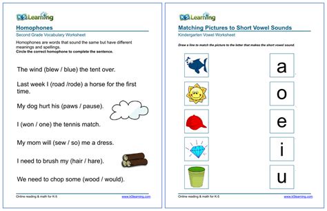 4th Grade Reading Worksheets K5