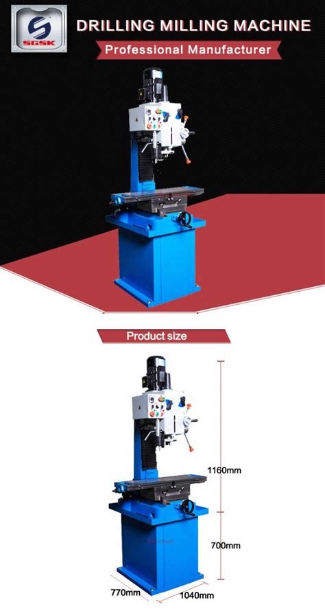 Zx Drilling Milling Machine Hobby Mill Drill