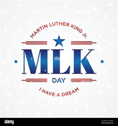 MLK or Martin Luther King letter emblem design in American Flag colors ...