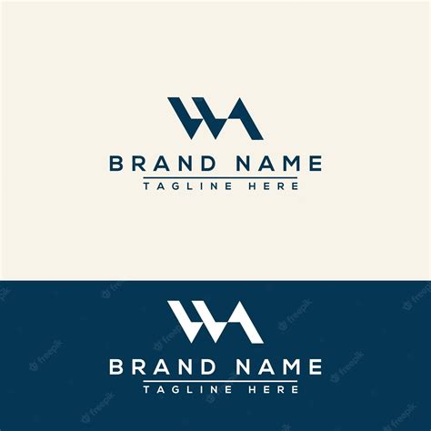 Premium Vector | Wa logo design template vector graphic branding element.