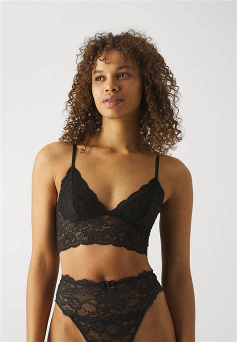 Only Onlemily Brassière Black Noir Zalando Fr