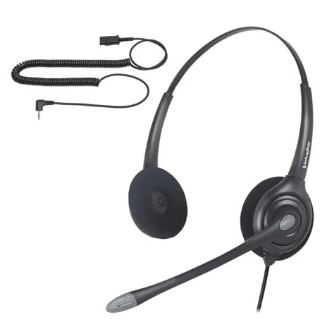 Auriculares con enchufe de 2 5mm con micrófono para teléfonos de