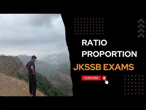 Ratio And Proportion Part Jkssb Jkpsi Vlw Exams Pankaj Jkssb