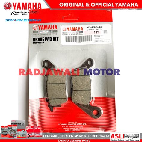 Jual DISPAD KAMPAS REM DEPAN AEROX 155 ASLI ORIGINAL YAMAHA B63 F5805