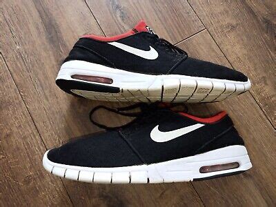 Mens Nike SB Stefan Janoski Max Black University Red Trainers Size 11