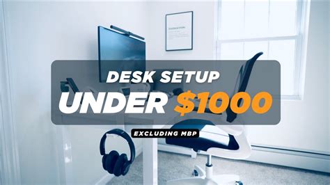 Desk Setup Under Dollars Student Edition Youtube