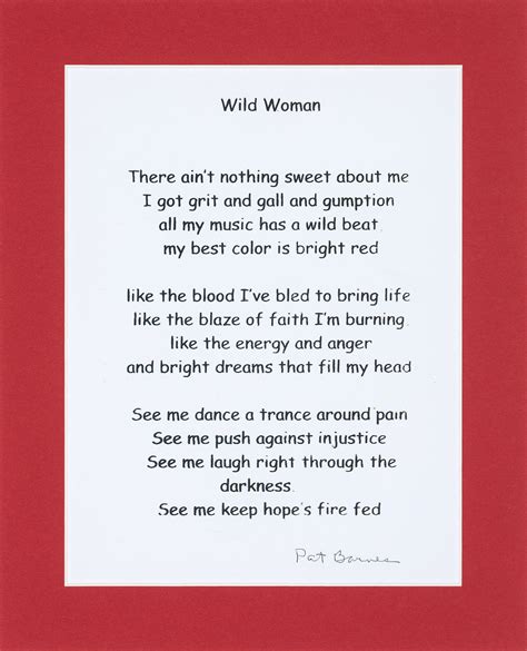 Wild Woman Poem Color Ink Studio