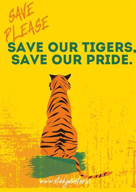 Poster Making Ideas On Save Tigers at Mickey Clinton blog