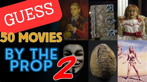 Movie Quiz Guess The Film From The Iconic Props 2 Youtube