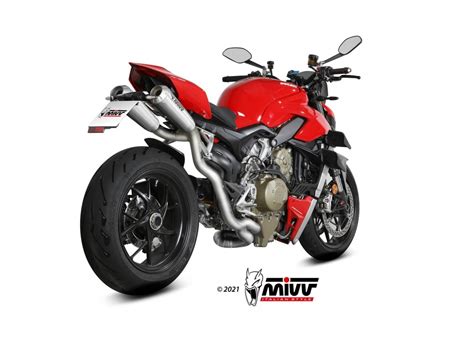 Scarico Completo 4X2X1 Mivv Impianto Completo Titanio Ducati