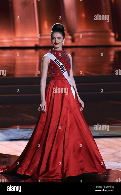 Miss Kosovo Mirjeta Shala Takes Part In The Miss Universe Preliminary