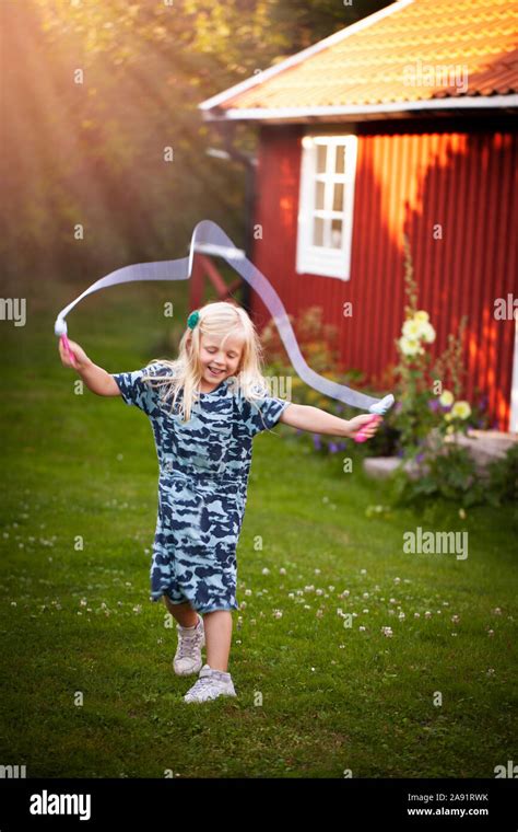 Red Hair Girl Jumping The Rope Hi Res Stock Photography And Images Alamy