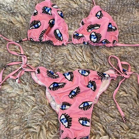 Pink Bikini From PLT Size Bikini Depop