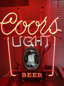 Coors Light Neon Sign for Retro Home Decor