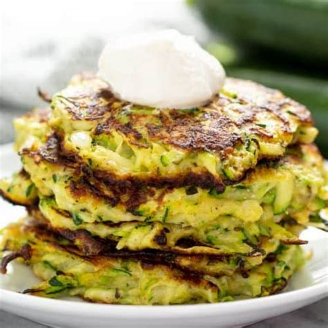 Easy Zucchini Pancakes Zucchini Fritters Cafe Delites