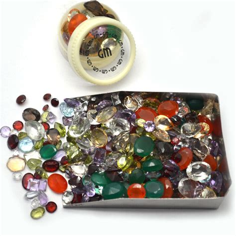 Aaa Mixed Gems Semi Precious Loose Natural Gemstones Lots Faceted Cut