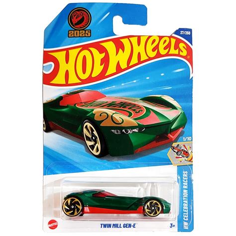 Hot Wheels Básico Mattel HW Celebration Racers Twin Mill Gen E Lote B