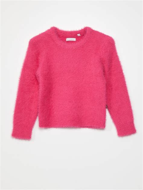 Sudadera De Punto Suave Rosa Kiabi