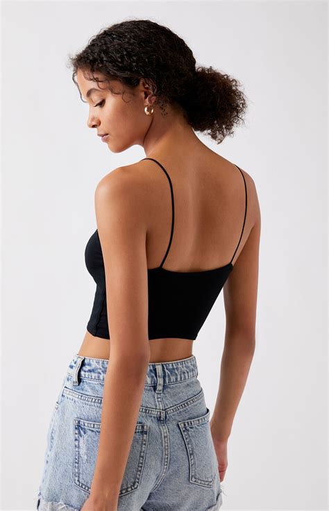 Ps Basics By Pacsun Easy Cropped Cami Tank Top Pacsun