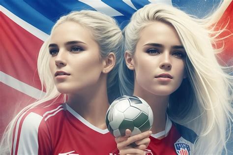 Premium AI Image | Women World Cup Footballer