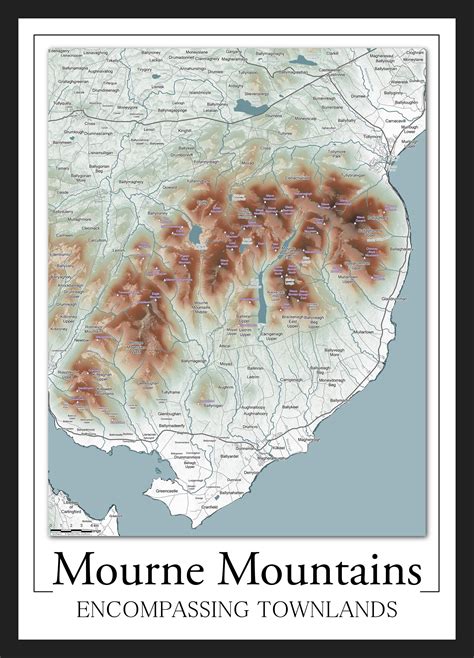 Geomaps Local Irish Townland Poster Maps