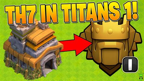 My Town Hall 7 Hit Titans 1 4700 Trophies Clash Of Clans By Clash