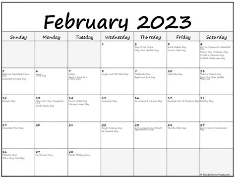 Awasome Episd 2023 Calendar References February Calendar 2023 Hot Sex