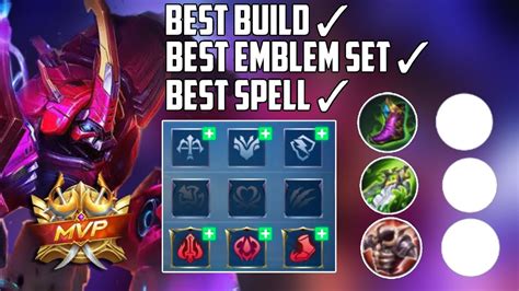 Grock Best Build And Emblem Set 2022 Top 1 Global Grock Best Build