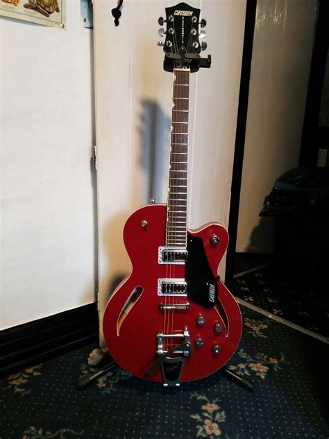 Beautiful Gretsch G5620t Cb Electromatic Red Electric Guitar With Hard