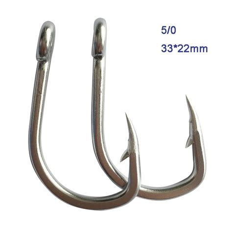 Aliexpress Buy 40pcs 5 0 Mustad Fishing Hook Stainless Steel Tuna