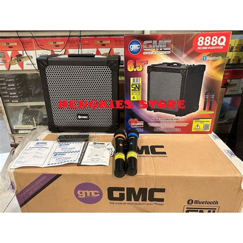 Jual Speaker Gmc Q Portable Bluetooth Mic Wireless Shopee