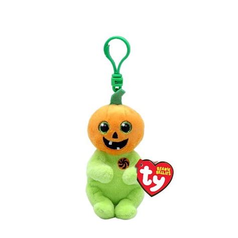 Ty Beanie Baby Bellies Clip - HOLLOW the 2023 Halloween Pumpkin Belly (4 Inch) Stuffed Plush Toy ...