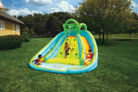 Little Tikes Outdoor Inflatable Rocky Mountain River Race Slide Bouncer